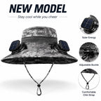 Solar & Rechargeable Fan Hat