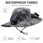 Solar & Rechargeable Fan Hat